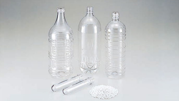 Bottles made of biomass PET resins