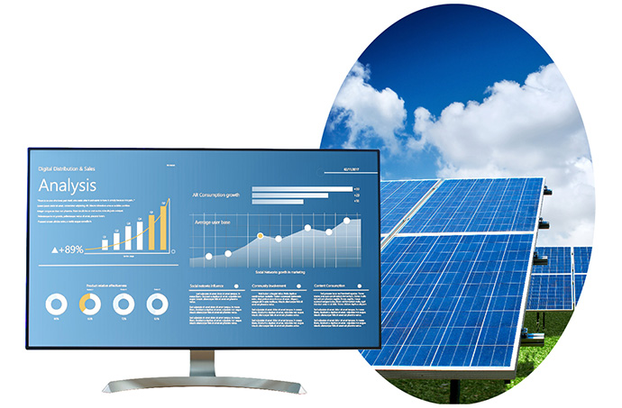 Illustrative image of power generation management