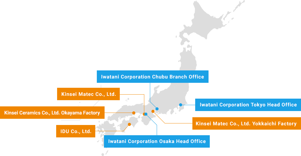 国内拠点地図