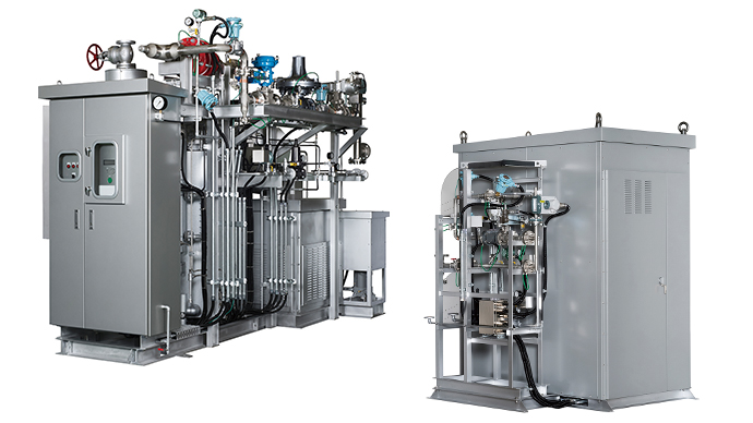 蒸気ラインの脱炭素(水素ボイラ)